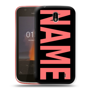 Пластиковый чехол на Nokia 1 с принтом NAME