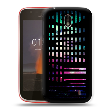 Пластиковый чехол на Nokia 1 с принтом ФАМИЛИЯ