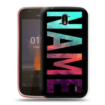 Пластиковый чехол на Nokia 1 с принтом NAME