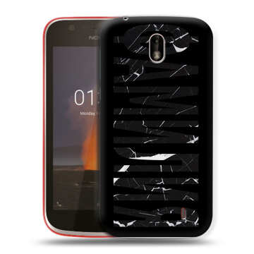 Пластиковый чехол на Nokia 1 с принтом ФАМИЛИЯ