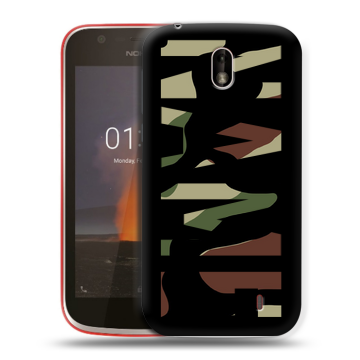Пластиковый чехол на Nokia 1 с принтом NAME
