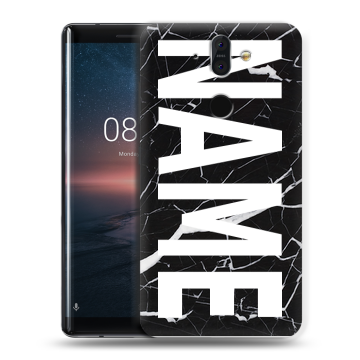 Силиконовый чехол на Nokia 8 Sirocco с принтом NAME