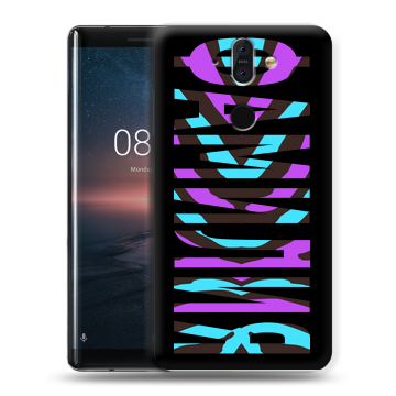 Силиконовый чехол на Nokia 8 Sirocco с принтом ФАМИЛИЯ