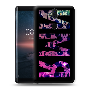 Силиконовый чехол на Nokia 8 Sirocco с принтом ИМЯ