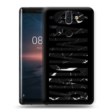Силиконовый чехол на Nokia 8 Sirocco с принтом ФАМИЛИЯ