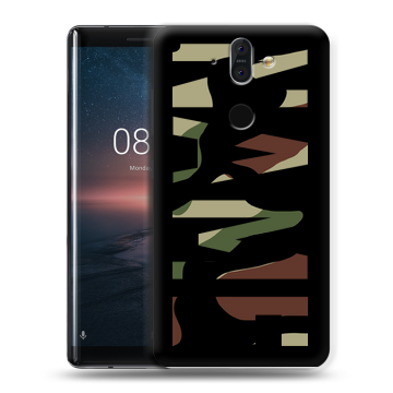 Силиконовый чехол на Nokia 8 Sirocco с принтом NAME