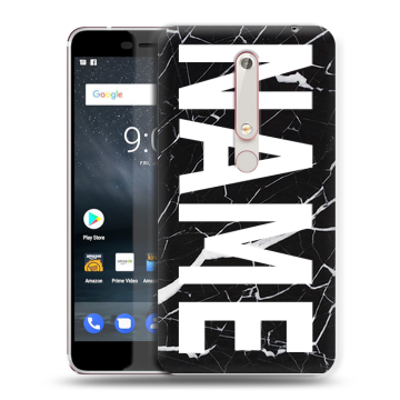 Пластиковый чехол на Nokia 6 (2018) с принтом NAME