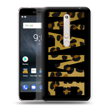 Пластиковый чехол на Nokia 6 (2018) с принтом NAME