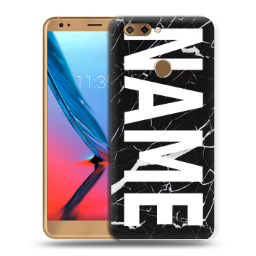 Силиконовый чехол на ZTE Blade V9 с принтом NAME