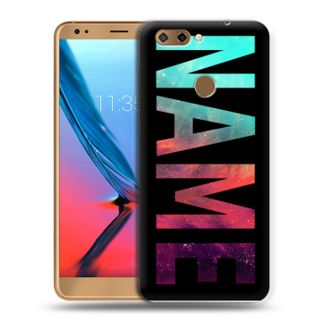 Силиконовый чехол на ZTE Blade V9 с принтом NAME