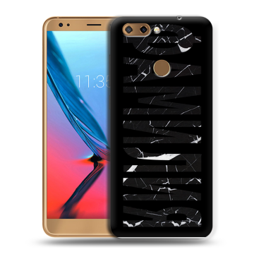 Силиконовый чехол на ZTE Blade V9 с принтом ФАМИЛИЯ