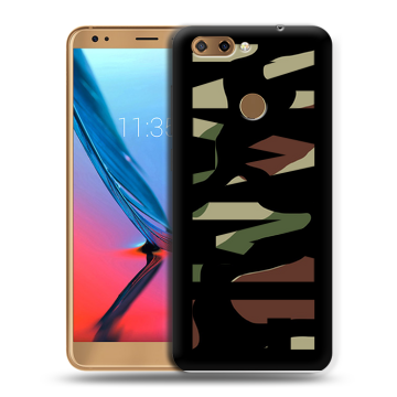 Силиконовый чехол на ZTE Blade V9 с принтом NAME