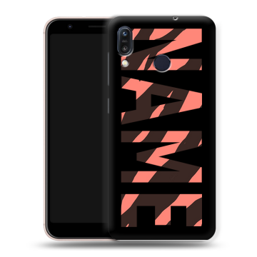 Силиконовый чехол на ASUS ZenFone Max M1 ZB555KL с принтом NAME