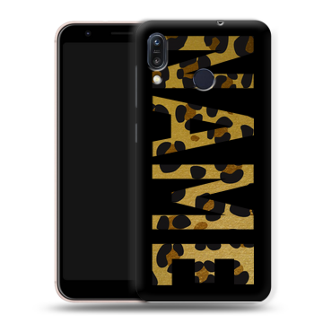 Силиконовый чехол на ASUS ZenFone Max M1 ZB555KL с принтом NAME