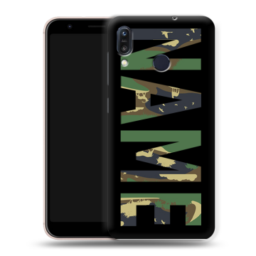 Силиконовый чехол на ASUS ZenFone Max M1 ZB555KL с принтом NAME