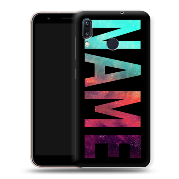 Силиконовый чехол на ASUS ZenFone Max M1 ZB555KL с принтом NAME