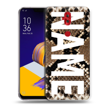 Силиконовый чехол на ASUS ZenFone 5 Lite с принтом NAME