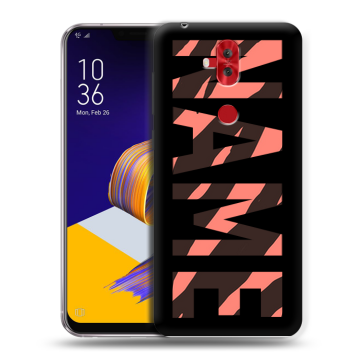 Силиконовый чехол на ASUS ZenFone 5 Lite с принтом NAME