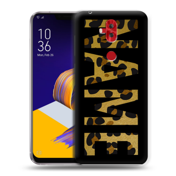 Силиконовый чехол на ASUS ZenFone 5 Lite с принтом NAME