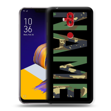 Силиконовый чехол на ASUS ZenFone 5 Lite с принтом NAME