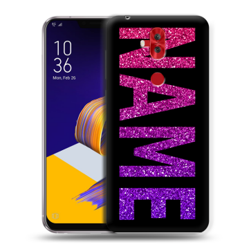 Силиконовый чехол на ASUS ZenFone 5 Lite с принтом NAME