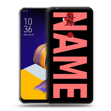 Силиконовый чехол на ASUS ZenFone 5 Lite с принтом NAME