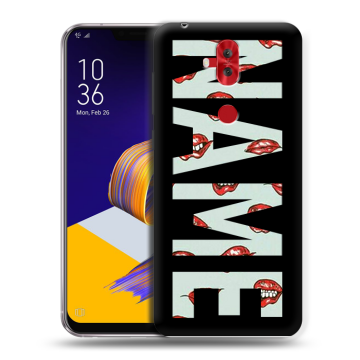 Силиконовый чехол на ASUS ZenFone 5 Lite с принтом NAME