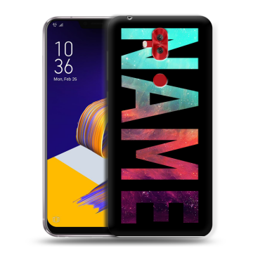 Силиконовый чехол на ASUS ZenFone 5 Lite с принтом NAME