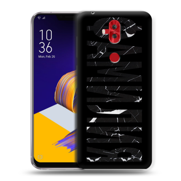 Силиконовый чехол на ASUS ZenFone 5 Lite с принтом ФАМИЛИЯ