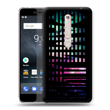 Пластиковый чехол на Nokia 6.1 с принтом ФАМИЛИЯ