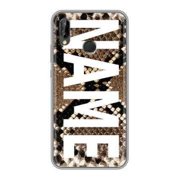 Силиконовый чехол на Huawei P20 Lite с принтом NAME