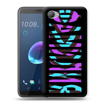 Силиконовый чехол на HTC Desire 12 с принтом ФАМИЛИЯ