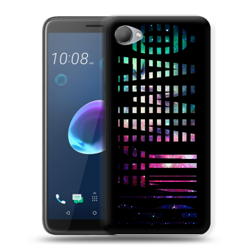 Силиконовый чехол на HTC Desire 12 с принтом ФАМИЛИЯ