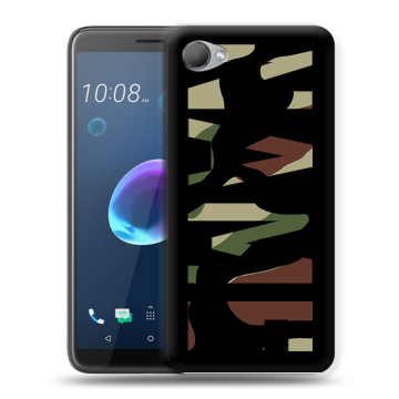Силиконовый чехол на HTC Desire 12 с принтом NAME