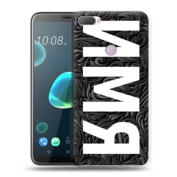 Силиконовый чехол на HTC Desire 12 Plus с принтом ИМЯ