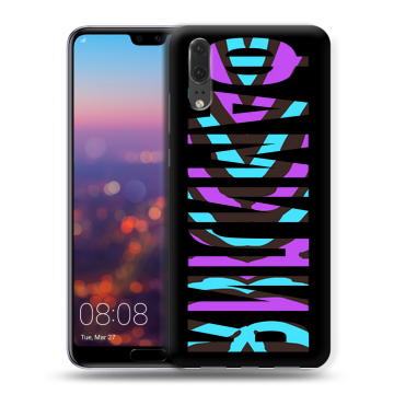 Силиконовый чехол на Huawei P20 с принтом ФАМИЛИЯ