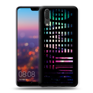 Силиконовый чехол на Huawei P20 с принтом ФАМИЛИЯ