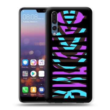 Силиконовый противоударный чехол на Huawei P20 Pro с принтом ФАМИЛИЯ