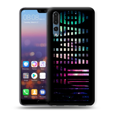 Силиконовый противоударный чехол на Huawei P20 Pro с принтом ФАМИЛИЯ