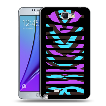 Пластиковый чехол на Samsung Galaxy Note 2 с принтом ФАМИЛИЯ