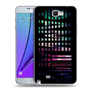 Пластиковый чехол на Samsung Galaxy Note 2 с принтом ФАМИЛИЯ