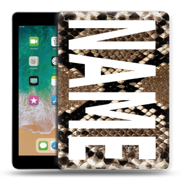 Силиконовый чехол на Ipad (2018) с принтом NAME