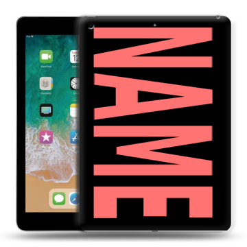 Силиконовый чехол на Ipad (2018) с принтом NAME