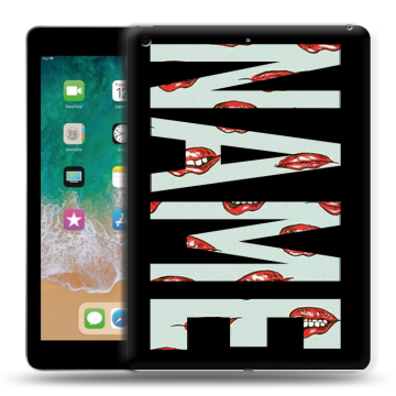 Силиконовый чехол на Ipad (2018) с принтом NAME
