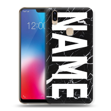 Силиконовый чехол на Vivo V9 с принтом NAME