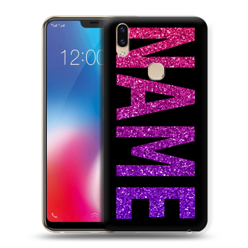 Силиконовый чехол на Vivo V9 с принтом NAME