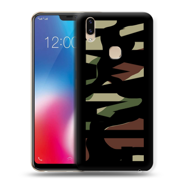 Силиконовый чехол на Vivo V9 с принтом NAME