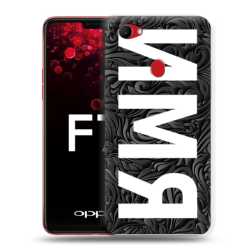Пластиковый чехол на OPPO F7 с принтом ИМЯ