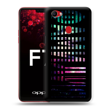 Пластиковый чехол на OPPO F7 с принтом ФАМИЛИЯ