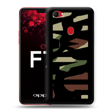 Пластиковый чехол на OPPO F7 с принтом NAME